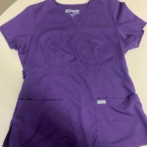 Purple Scrub Top